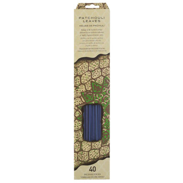 INCENSE STICKS 40CT PATCHOULI PEGGABLE