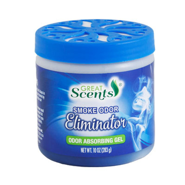 ODOR ABSORBING GEL 10 OZ JAR SMOKE ELIMINATOR GREAT SCENTS ODOR ABSORBING GEL 10 OZ JAR SMOKE ELIMINATOR GREAT SCENTS