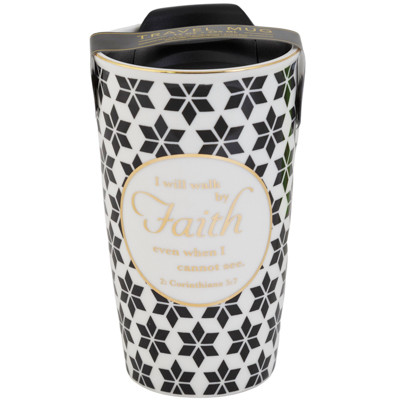 DRINKWARE MUG 12OZ TRAVEL BIBLE SAYINGS W/LID