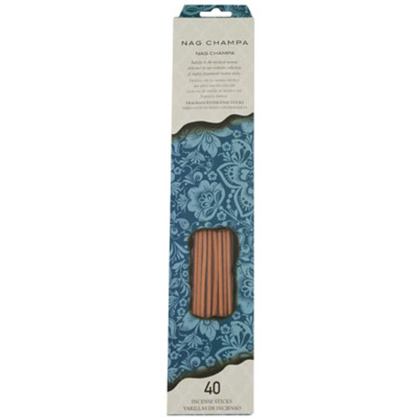 INCENSE STICKS 40CT NAG CHAMPA PEGGABLE