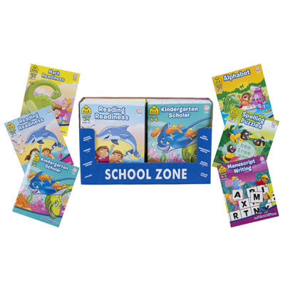 WORKBOOKS KINDERGARTEN 6 ASSTSCHOOL ZONE IN PDQ