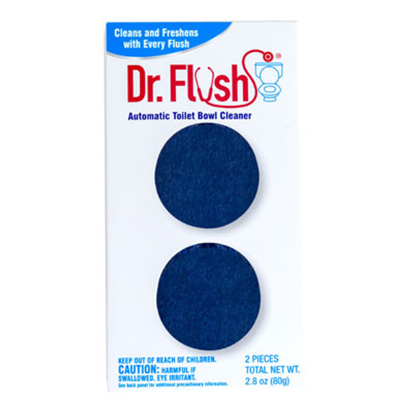 TOILET BOWL CLEANER BLUE TWIN PACK DR. FLUSH BOXED REF# 641DF TOILET BOWL CLEANER BLUE TWIN PACK DR. FLUSH BOXED REF# 641DF