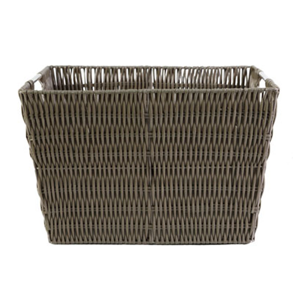 STORAGE TOTE TAUPER ATTIQUE 13X9.8X15 6500-1715-TAUPE STORAGE TOTE TAUPER ATTIQUE 13X9.8X15 6500-1715-TAUPE