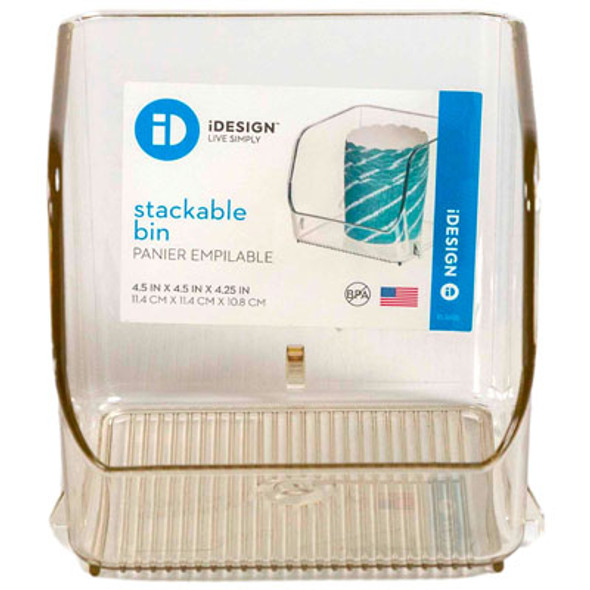 ORGANIZER STACKING BIN SET OF 6 CLEAR (15.70)NO ONLINE SALES ORGANIZER STACKING BIN SET OF 6 CLEAR (15.70)NO ONLINE SALES