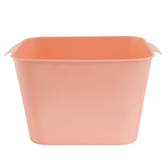 STORAGE TOTE 10X14 PEACH SOLID RESIN 6658-1501-PBUD STORAGE TOTE 10X14 PEACH SOLID RESIN 6658-1501-PBUD