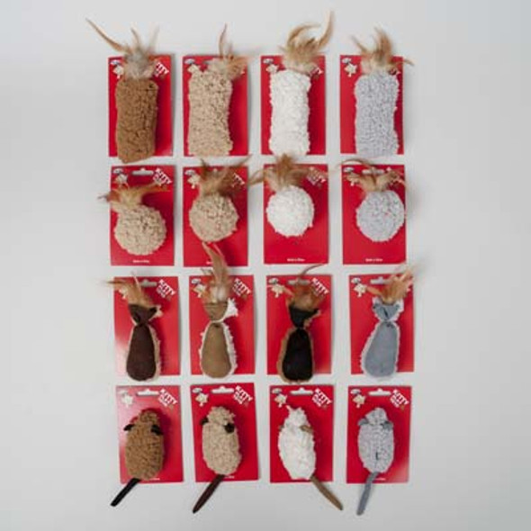 CAT TOY ASST ON MERCH STRIP6 STYLES PER STRIP 4 STRIPS PERCASE -CATNIP #P30507 CAT TOY ASST ON MERCH STRIP6 STYLES PER STRIP 4 STRIPS PERCASE -CATNIP #P30507