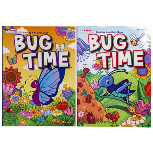 COLORING BOOK BUG TIME 2 ASST IN FLOOR DISPLAY PPD $3.95 COLORING BOOK BUG TIME 2 ASST IN FLOOR DISPLAY PPD $3.95