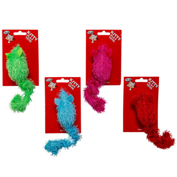 CAT TOY PULL AND MOVE MOUSE 5IN4 COLORS IN DISPLAY#CT10883 CAT TOY PULL AND MOVE MOUSE 5IN4 COLORS IN DISPLAY#CT10883
