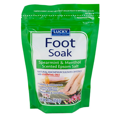 EPSOM SALT 16OZ FOOT SOAK SPEARMINT&MENTHOL