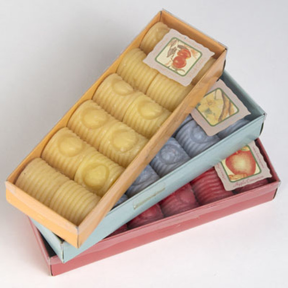 VOTIVE TEXTURE CANDLE 12PK ASSORTED SCENTS