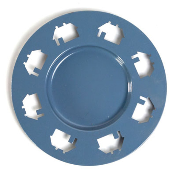 COUNTRY METAL CANDLE PLATE