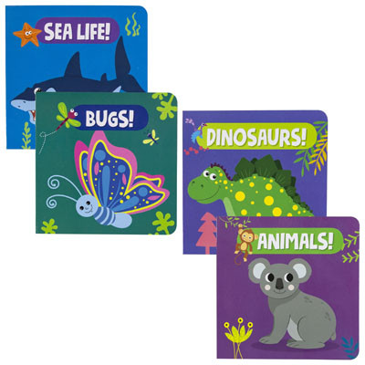 BOARD BOOK ASSTD ANIMALS4 ASSTD COUNTER DISPLAY