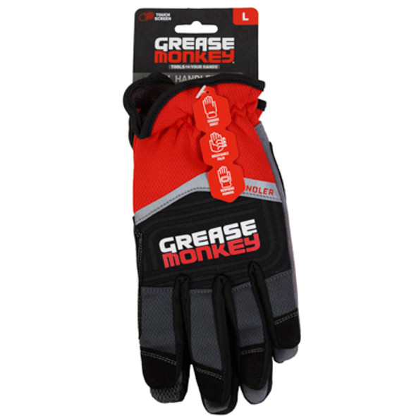 GLOVES TOOL HANDLER PRO W/TS LARGE GREASE MONEKY SELL IN USA ONLY GLOVES TOOL HANDLER PRO W/TS LARGE GREASE MONEKY SELL IN USA ONLY