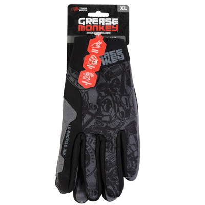 GLOVES LO PROFILE AIR CARFLAGE BLACK XLARGE GM SELL IN USA ONLY