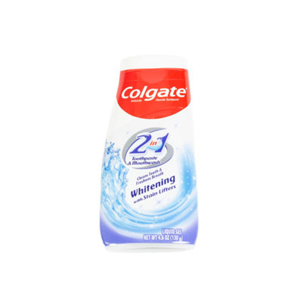 COLGATE WHITENING TOOTHPASTE 2 IN1 4.6 OZ *3.89*