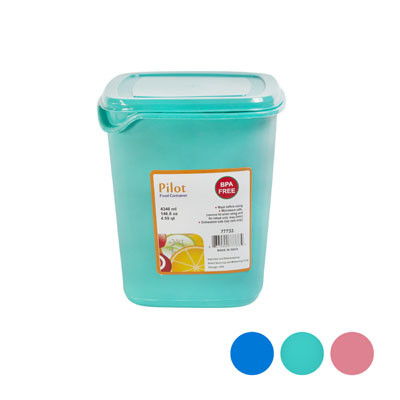 FOOD STORAGE 4.3L SQUARE 3 COLOR #5584