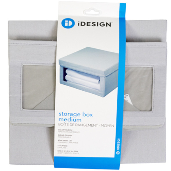 ORGANIZER FRONT VIEW DRAWER MEDIUM EVIE GRAY 11.75x11.5x4.25 ORGANIZER FRONT VIEW DRAWER MEDIUM EVIE GRAY 11.75x11.5x4.25