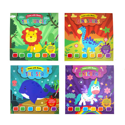 PAINT WITH WATER 24 PG 4 ASSTD7.75 X 7.75