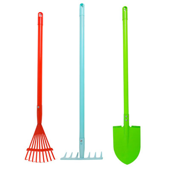 KIDS GARDENING TOOLS 3 ASST SHOVEL, RAKE, HOE PP $3.00 KIDS GARDENING TOOLS 3 ASST SHOVEL, RAKE, HOE PP $3.00