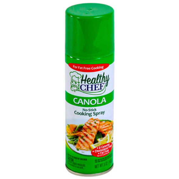 COOKING SPRAY 5OZ CANOLANON STICK HEALTHY CHEF