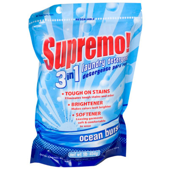 LAUNDRY DETERGENT 1 LB BAG OCEAN BURST RESEALABLE BAG BI-LINGUAL PKGNG SPANISH/ENGLISH LAUNDRY DETERGENT 1 LB BAG OCEAN BURST RESEALABLE BAG BI-LINGUAL PKGNG SPANISH/ENGLISH