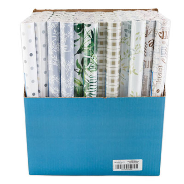 SHELF LINER ADHESO - ASST PRINTS 18IN X 1.5YD DISPLAY#1.5D-ASST59-72 SHELF LINER ADHESO - ASST PRINTS 18IN X 1.5YD DISPLAY#1.5D-ASST59-72