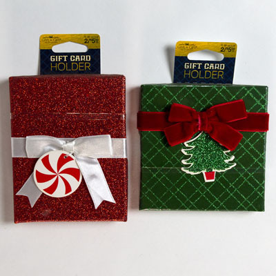 GIFT CARD HOLDER BOX ASSORTED DESIGN PP 2.99