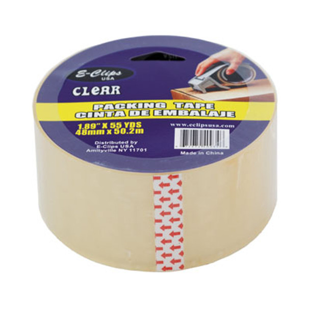TAPE CLEAR PACKING 1.89INX55YDS PEGGABLE TAPE CLEAR PACKING 1.89INX55YDS PEGGABLE