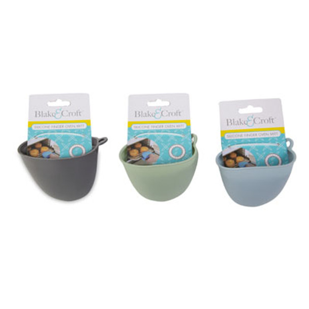 SILICONE FINGER OVEN MITT 3ASST STOCK COLORS MDSGSTRIP INCL/UNLOADED UP TO 500F/B&C TIE ON CARD SILICONE FINGER OVEN MITT 3ASST STOCK COLORS MDSGSTRIP INCL/UNLOADED UP TO 500F/B&C TIE ON CARD