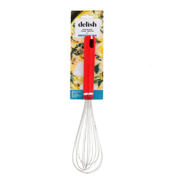 WHISK 12IN REDDELISH CAREDED *14.99*