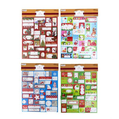 GIFT TAGS 60CT LASER 4AST 24PC MDSGSTRIP XMAS PBH PBSLV