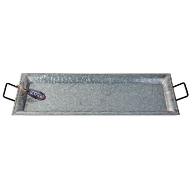 SERVING TRAY GALVANIZED IRON *17.50*