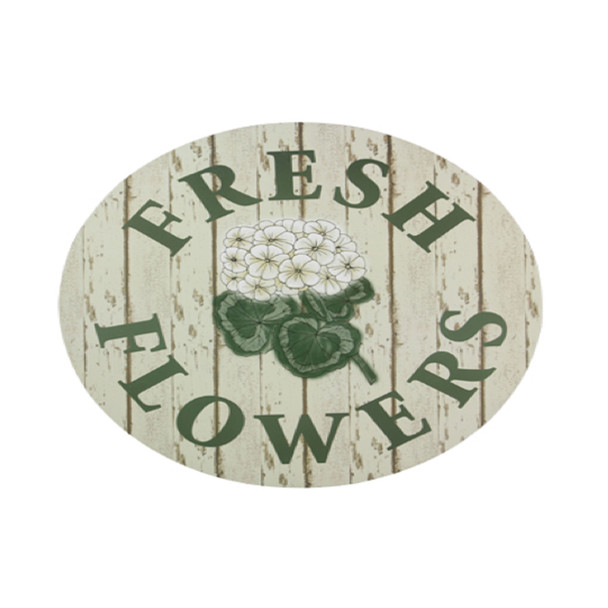 WALL SIGN FRESH SPRING WOOD 22.75X.25X22.75