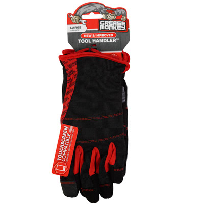 GLOVES TOOL HANDLER LARGE GREASE MONKEY SELL IN USA ONLY