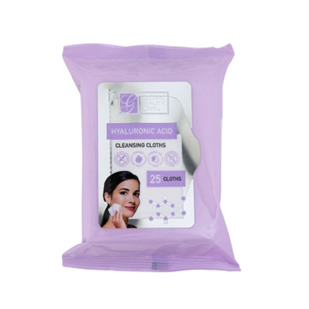 FACIAL WIPES 25CT HYULURONIC ACID MAKE UP CLEANSING E-COMMERCE MAP PRICING SEE N2