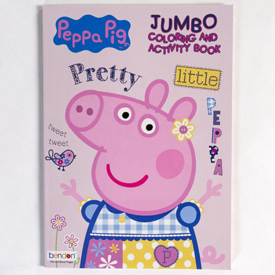 COLORING BOOK PEPPA PIG IN 24PC DISPLAY