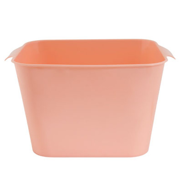 STORAGE TOTE 10X14 PEACH SOLID RESIN 6658-1501-PBUD STORAGE TOTE 10X14 PEACH SOLID RESIN 6658-1501-PBUD
