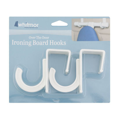 HOOKS 2PK OVER THE DOOR HOLDS IRONING BOARD 6387-2701