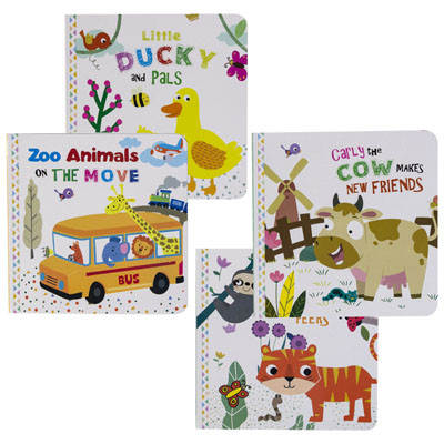 BOARD BOOKS 200 ANIMALS 4 ASSTDCOUNTER DISPLAY