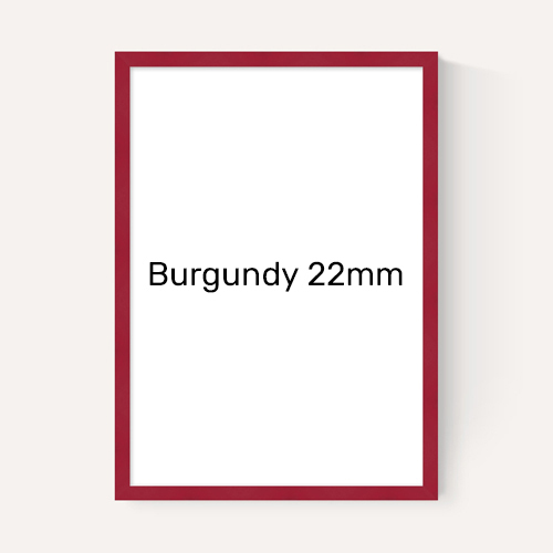 Burgundy Frame 22mm