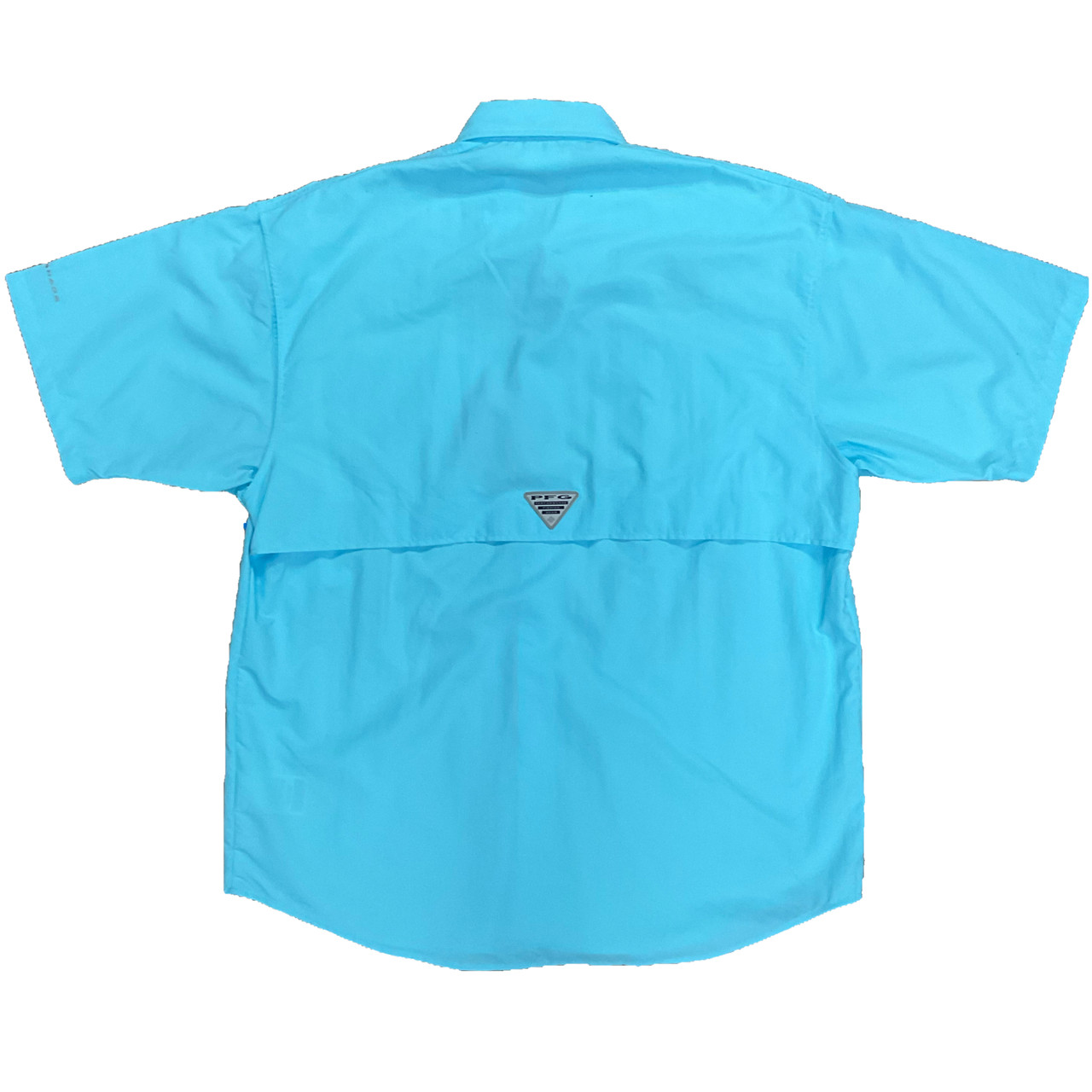 Fishing Shirt SS 454 Columbia Sports Wear Light Blue