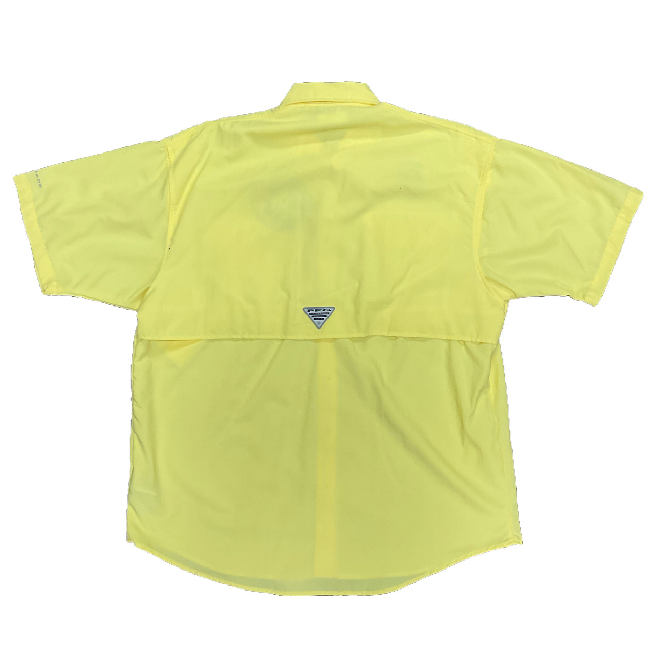 Fishing Shirt SS 707 Columbia Sports Wear Yellow