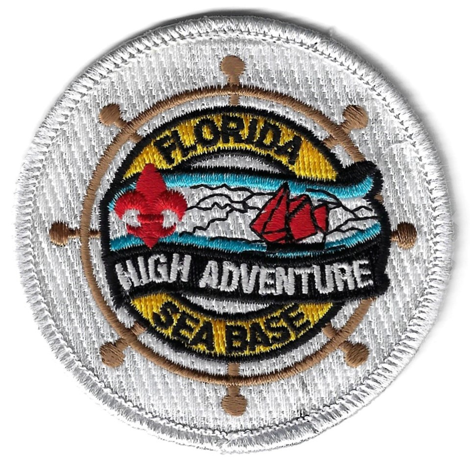 Patch Shipwheel High Adventure A-B Emblem