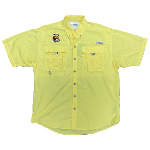 Fishing Shirt SS 707 Columbia Sports Wear Yellow
