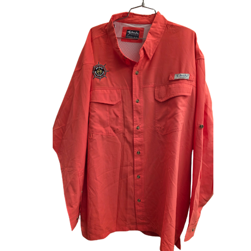 Bb Fishing Shirt Ls Coral