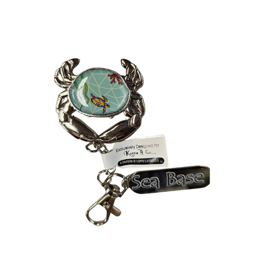 Keychain- Metal Crab