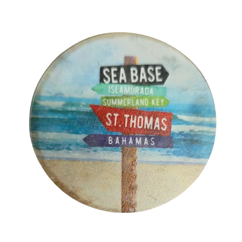 Wooden Magnet Location Sign