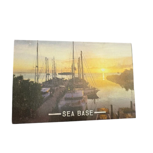 Wooden Postcard Dock Sunset