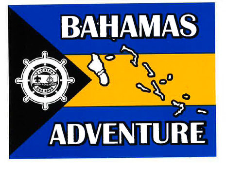 Sticker Bahamas Adventure Flag Adventure Outfitters