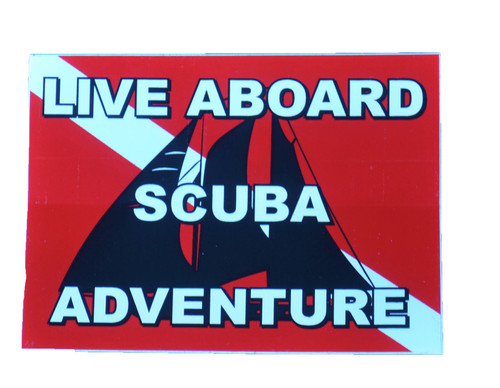 Sticker Live Aboard Adventure Adventure Outfitters